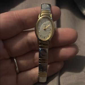 Gold and Silver Timex Wristwatch